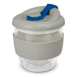 branded Valencia Cup - 230mL, from our range of promotional Reusable Coffee Cups - Glass