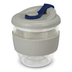 branded Valencia Cup - 230mL, from our range of promotional Reusable Coffee Cups - Glass