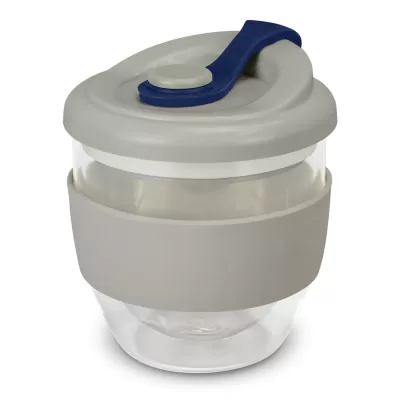 branded Valencia Cup - 230mL, from our range of promotional Reusable Coffee Cups - Glass