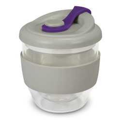 branded Valencia Cup - 230mL, from our range of promotional Reusable Coffee Cups - Glass