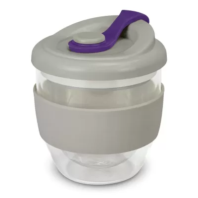 branded Valencia Cup - 230mL, from our range of promotional Reusable Coffee Cups - Glass