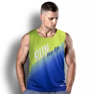 branded Custom Mens Sports Singlet, from our range of promotional Tracksuits & Teamwear