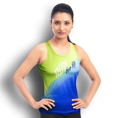 branded Custom Womens Sports Singlet, from our range of promotional Tracksuits & Teamwear