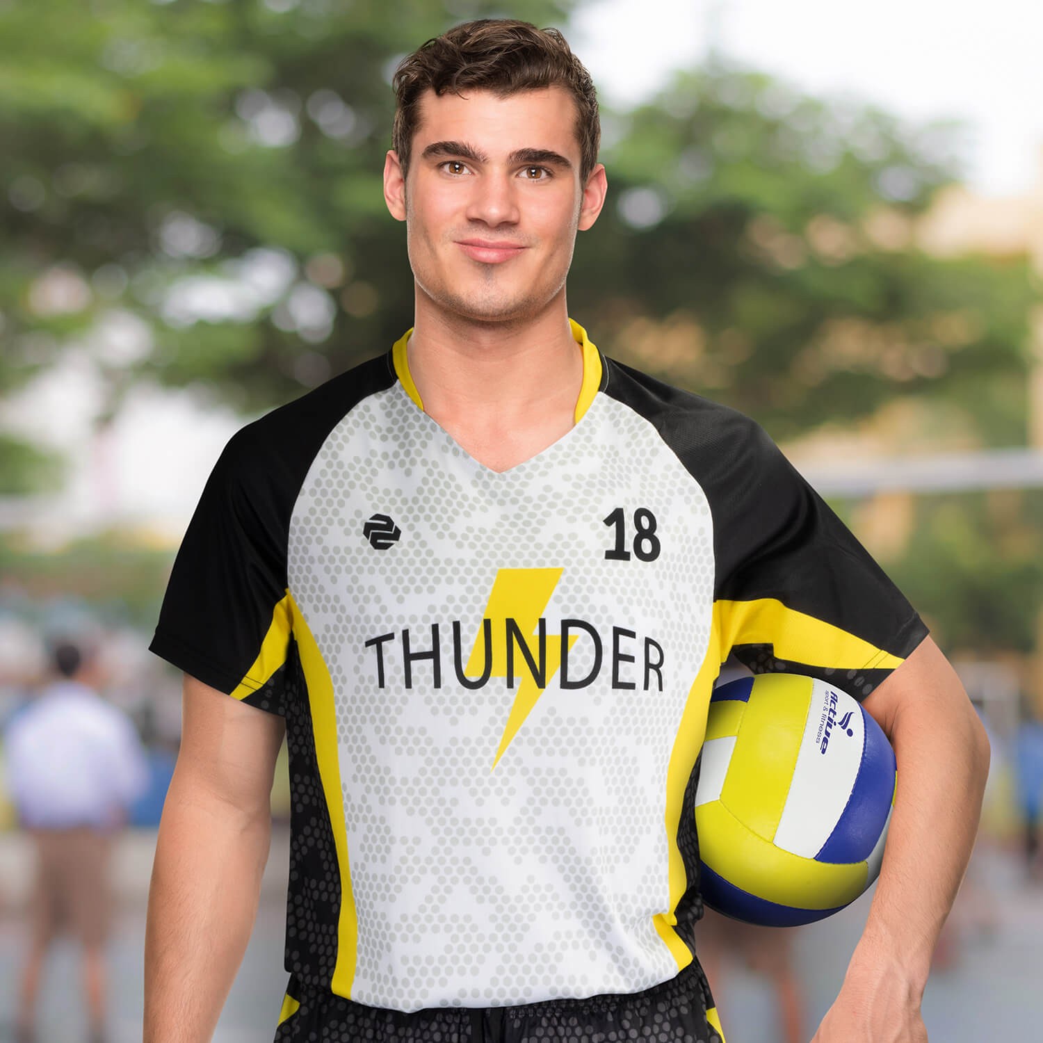 branded Custom Mens Volleyball Top, from our range of promotional Tracksuits & Teamwear
