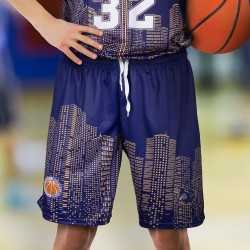 Sublimated Teamwear - Custom Mens Basketball Shorts