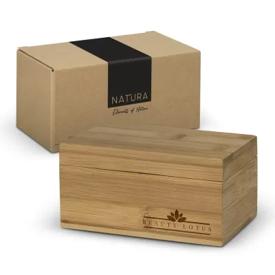 branded Bamboo Tea Box, from our range of promotional Bamboo Enviro Products