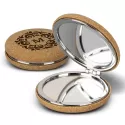 branded Cork Compact Mirror, from our range of promotional Personal Products