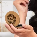 branded Cork Compact Mirror, from our range of promotional Personal Products