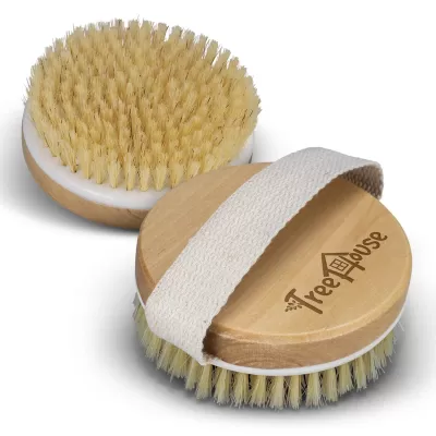 branded Wooden Body Brush, from our range of promotional Personal Products