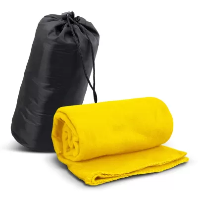 branded Glasgow Fleece Blanket in Carry Bag, from our range of promotional Picnic Blankets