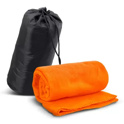 branded Glasgow Fleece Blanket in Carry Bag, from our range of promotional Picnic Blankets