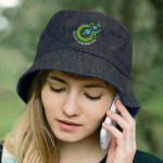 Wide Brim Hats  - Beverley Denim Bucket Hat