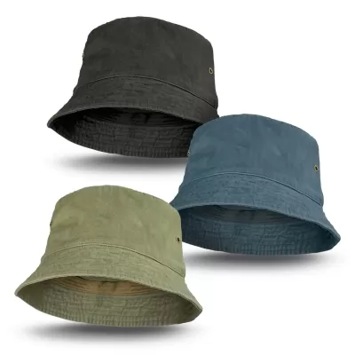 branded Faded Bucket Hat, from our range of promotional Wide Brim Hats