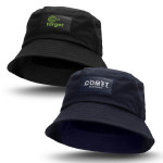 Wide Brim Hats  - Bucket Hat with Patch