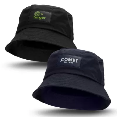 branded Bucket Hat with Patch, from our range of promotional Wide Brim Hats