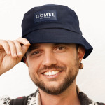 Wide Brim Hats  - Bucket Hat with Patch