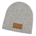 branded Nebraska Heather Cable Knit Beanie With Patch, from our range of promotional Beanies