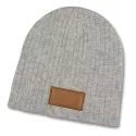 branded Nebraska Heather Cable Knit Beanie With Patch, from our range of promotional Beanies