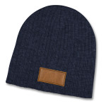 branded Nebraska Heather Cable Knit Beanie With Patch, from our range of promotional Beanies