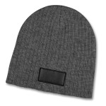 branded Nebraska Heather Cable Knit Beanie With Patch, from our range of promotional Beanies