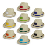 Straw Hats  - Bruno Fedora Hat