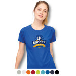 branded SOLS Sporty Womens T-Shirt, from our range of promotional Ladies Promotional T Shirts