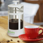 branded Crema Coffee Plunger - Small, from our range of promotional Coffee Plungers &amp; Jugs