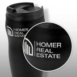 branded Mocka Vacuum Cup - 300ml, from our range of promotional Stainless Steel Mugs