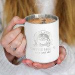 branded Thermax Coffee Mug - 400ml, from our range of promotional Stainless Steel Mugs