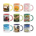 branded Madrid Coffee Mug - Two Tone - 330ml, from our range of promotional Coffee Mugs