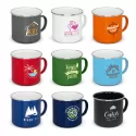 branded Bendigo Enamel Mug - 500ml, from our range of promotional Coffee Mugs