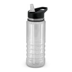 Drink Bottles - Plastic  - Triton Elite Bottle - Clear and Black- 750ml