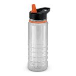 Drink Bottles - Plastic  - Triton Elite Bottle - Clear and Black- 750ml
