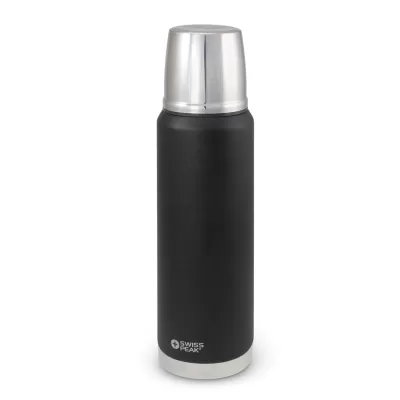 branded Swiss Peak Elite Copper Vacuum Flask - 1L, from our range of promotional Drink Bottles - Metal