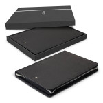 branded Swiss Peak Heritage A4 Portfolio with Zipper, from our range of promotional Non Leather Zip Compendiums