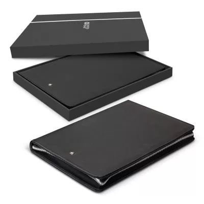 branded Swiss Peak Heritage A4 Portfolio with Zipper, from our range of promotional Compendiums