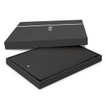 branded Swiss Peak Heritage A4 Portfolio with Zipper, from our range of promotional Non Leather Zip Compendiums