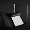 branded Swiss Peak Heritage A4 Portfolio with Zipper, from our range of promotional Compendiums