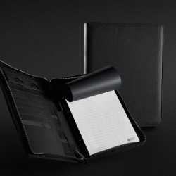 branded Swiss Peak Heritage A4 Portfolio with Zipper, from our range of promotional Non Leather Zip Compendiums