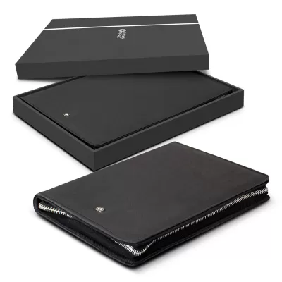 branded Swiss Peak Heritage A5 Portfolio with Zipper, from our range of promotional Compendiums