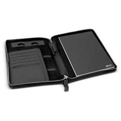 branded Swiss Peak Heritage A5 Portfolio with Zipper, from our range of promotional Non Leather Zip Compendiums