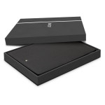 branded Swiss Peak Heritage A5 Portfolio with Zipper, from our range of promotional Non Leather Zip Compendiums