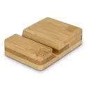 branded Bamboo Phone Stand, from our range of promotional Phone Accessories