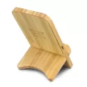 branded Bamboo Wireless Charging Stand, from our range of promotional Phone Accessories