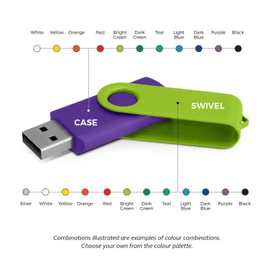 branded Helix 4GB Mix & Match Flash Drive, from our range of promotional Flash Drives