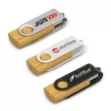 branded Helix 4GB Bamboo Flash Drive, from our range of promotional Wood &amp; Bamboo Flash Drives