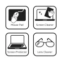 branded 4-in-1 Mouse Mat, from our range of promotional Mouse Pads
