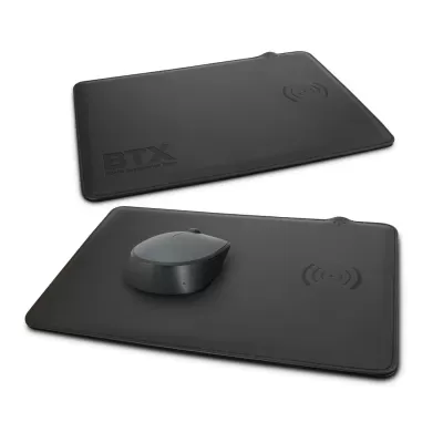 branded Davros Wireless Charging Mouse Mat, from our range of promotional Mouse Pads