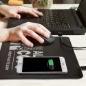 branded Davros Wireless Charging Mouse Mat, from our range of promotional Mouse Pads