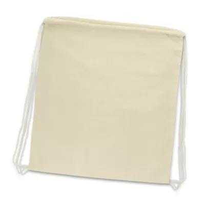 branded Cotton Drawstring Backpack, from our range of promotional Drawstring Bags & Back Sacks